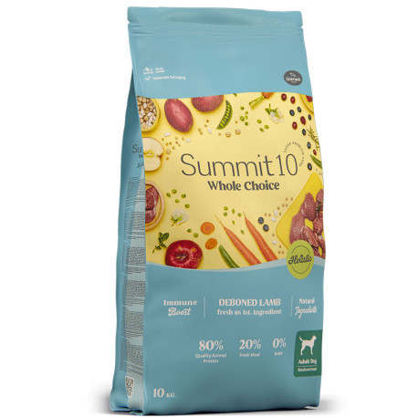 Summit 10 whole choice adult lamb para perros