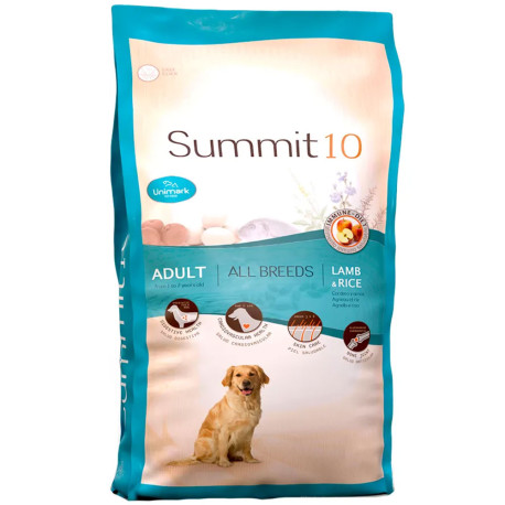 Summit 10 adult all breeds lamb & rice para perros