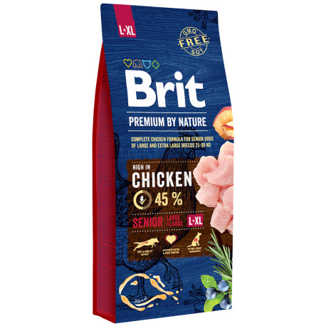 Brit premium senior l+xl para perros grandes y gigantes