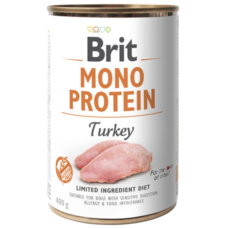 Brit mono protein turkey para perros