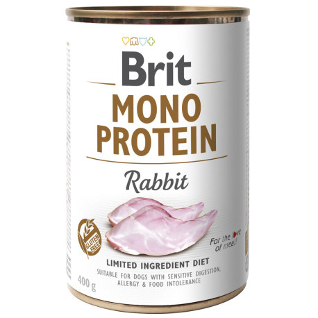 Brit mono protein rabbit para perros