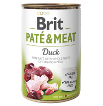 Brit latas paté & meat duck para perros