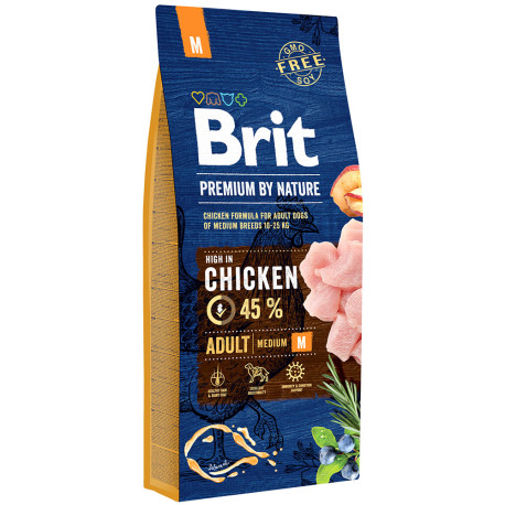 Brit premium adult m para perros medianos