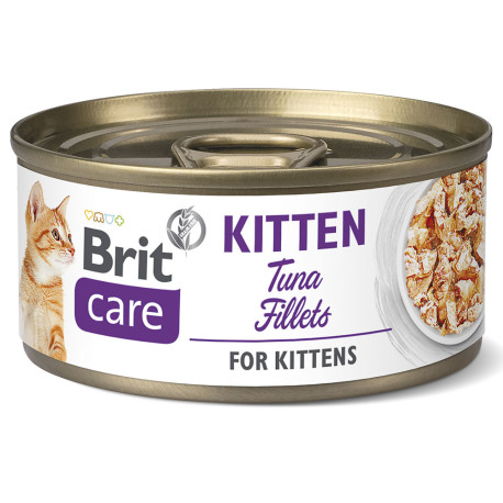 Brit care cat kitten tuna fillets latas para gatos