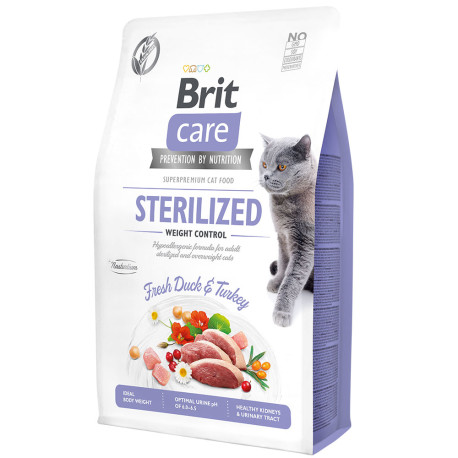 Brit care cat gf sterilized weight control para gatos