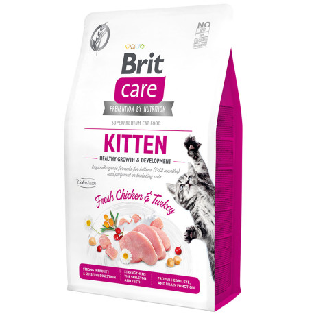 Brit care cat gf kitten healthy growth development