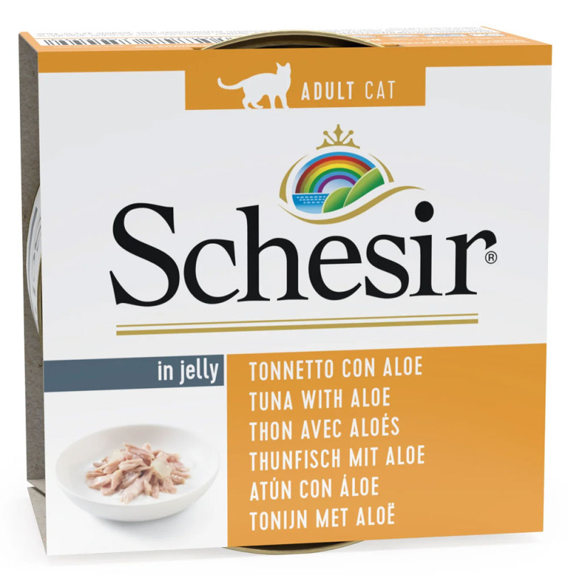 Comida Húmeda Para Gatos Atún Con Aloe 1 Lata De 85g - Schesir