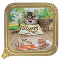 Stuzzy tarrinas pavo para gatos