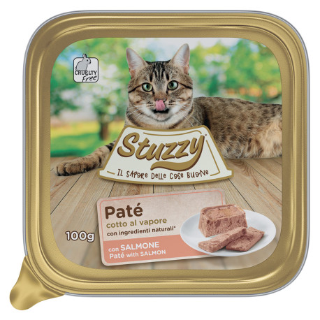 Stuzzy tarrinas salmón para gatos