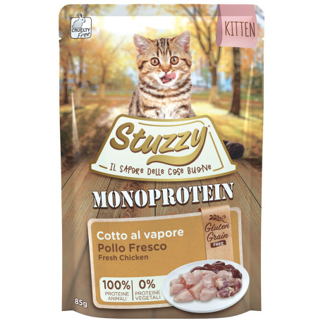 Stuzzy pouches kitten monoprotein grainfree para gatos