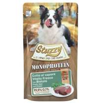 Stuzzy pouches ternera monoprotein grainfree con acelgas para perros