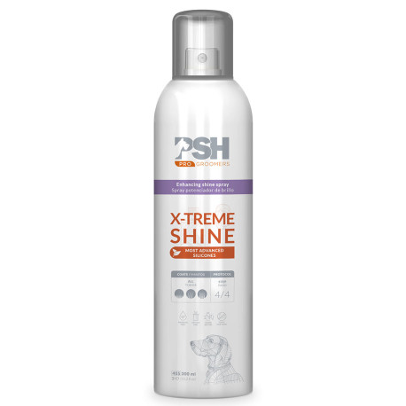 Psh x-treme shine spray potenciador de brillo para perros