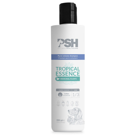 Psh tropical essence champú puro volumen para perros y gatos