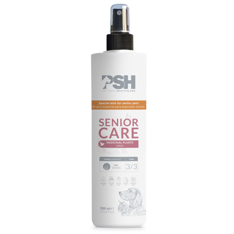 Psh senior care mist loción para perros y gatos ancianos