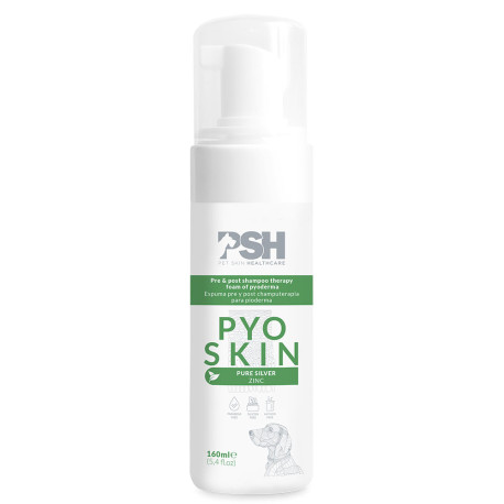 Psh pyo skin foam espuma para pioderma de perros (pre y post champuterapia)