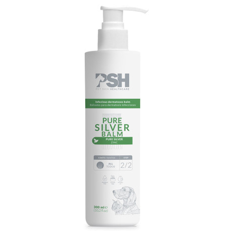 Psh pure silver bálsamo para dermatosis infecciosas para perros y gatos