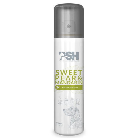 Psh perfume de pera y mandarina para perros en formato de 75ml