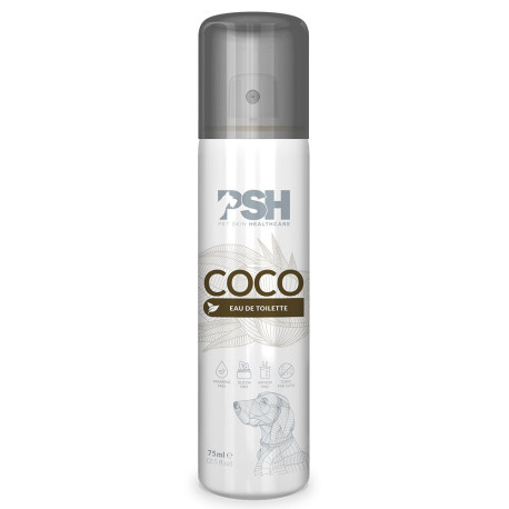 Psh perfume de coco para perros en formato de 75ml