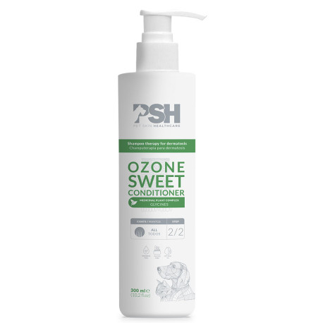 Psh ozone sweet conditioner champuterapia para dermatosis para perros y gatos en formato de 300ml