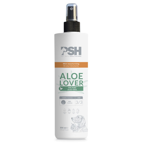 Psh aloe lover mist loción hidratante para perros y gatos en formato de 300ml