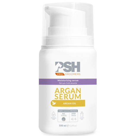 Psh argan serum hidratante para perros en formato de 100ml