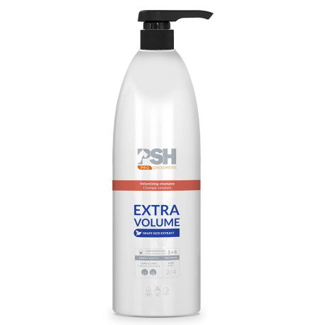 Psh extra volume champú para perros en formato bote de 1 Litro