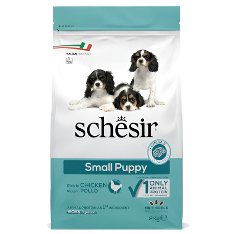 Schesir puppy mini pollo para perros