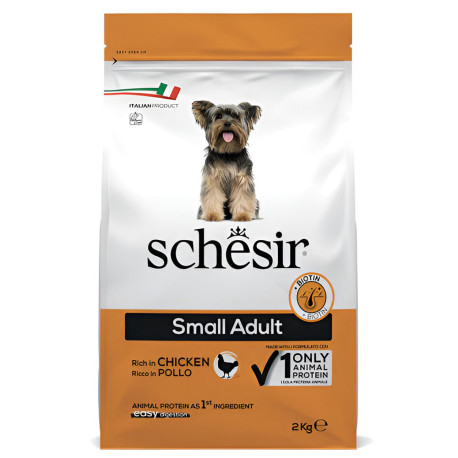 Schesir mantenimiento pollo small para perros en saco de 2Kg