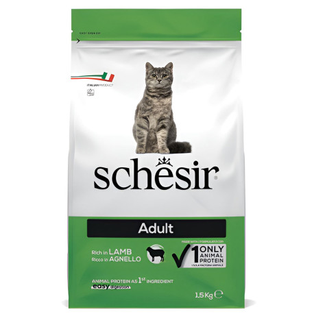 Schesir mantenimiento cordero para gatos en formato de 1,5Kg