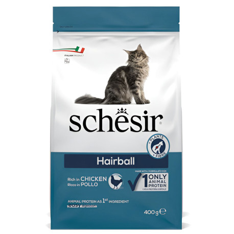 Schesir hairball para gatos en saco de 1,5Kg