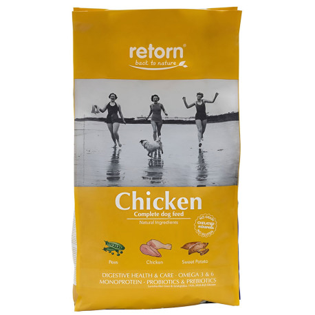 Pienso natural Retorn Pollo para perros