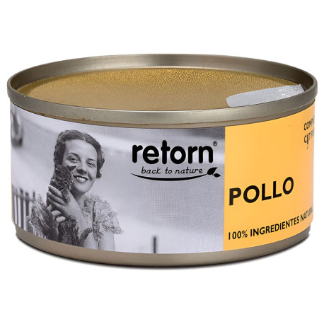 Retorn latas cat pollo para gatos en formato de 80g