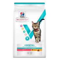 Hill's vet essentials feline young adult dental health pollo