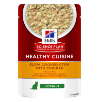 Hill's science plan kitten healthy cuisine estofado con pollo y verduras (bolsita)