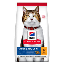 Hill's science plan feline mature adult 7+ pollo