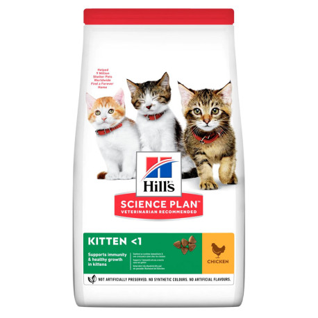 Hill's science plan feline kitten pollo