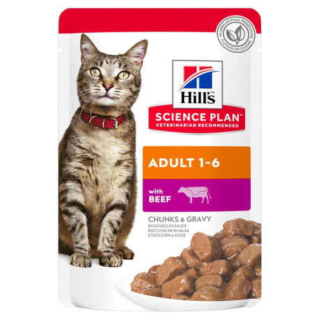 Hill's science plan feline adult ternera (sobre)