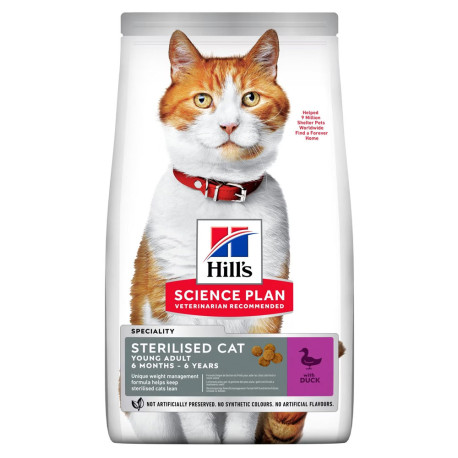 Hill's science plan feline adult sterilised cat pato