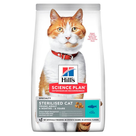 Hill's science plan feline adult sterilised cat atún