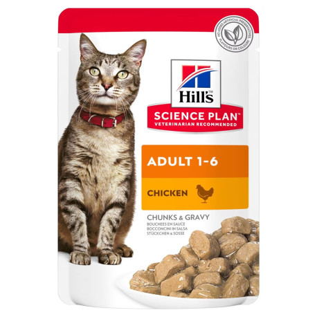 Hill's science plan feline adult pollo (sobre)