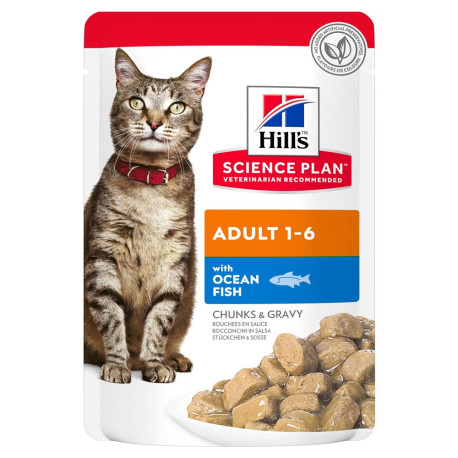 Hill's science plan feline adult pescado azul (sobre)