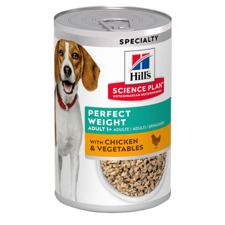 Hill's science plan canine perfect weight pollo & veg (lata)