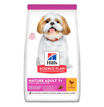 Hill's science plan canine mature adult 7+ small & mini pollo