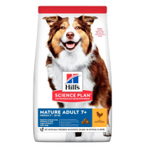 Hill's science plan canine mature adult 7+ medium pollo