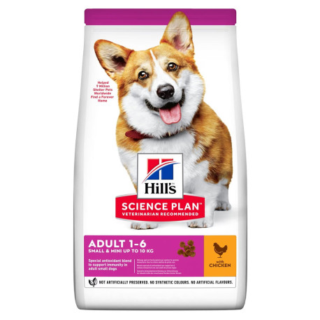 Hill's science plan canine adult small & mini pollo