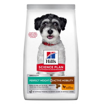 Hill's science plan canine adult small & mini perfect weight & active mobility pollo