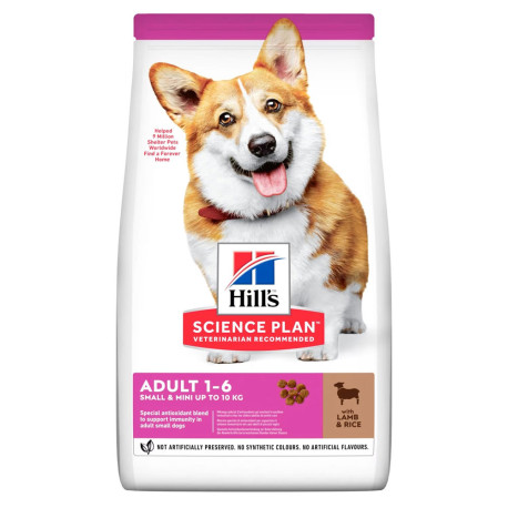 Hill's science plan canine adult small & mini cordero & arroz