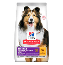 Hill's science plan canine adult sensitive stomach & skin medium pollo