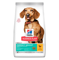 Hill's science plan canine adult perfect weight small & mini pollo