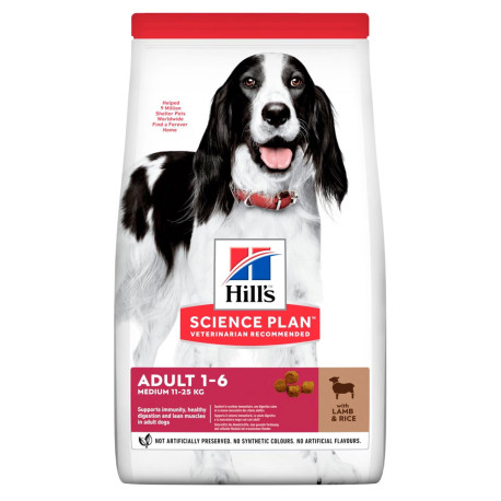 Hill's science plan canine adult medium cordero & arroz